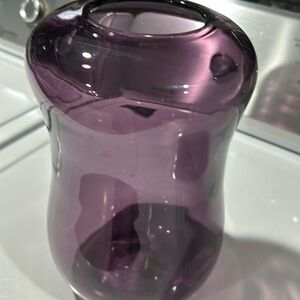 Purple vase